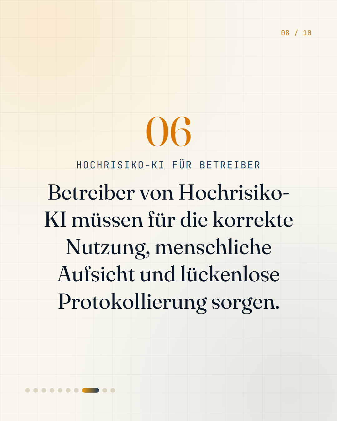 Karussell-Folie 8 der Lektion Der EU AI Act in der Praxis